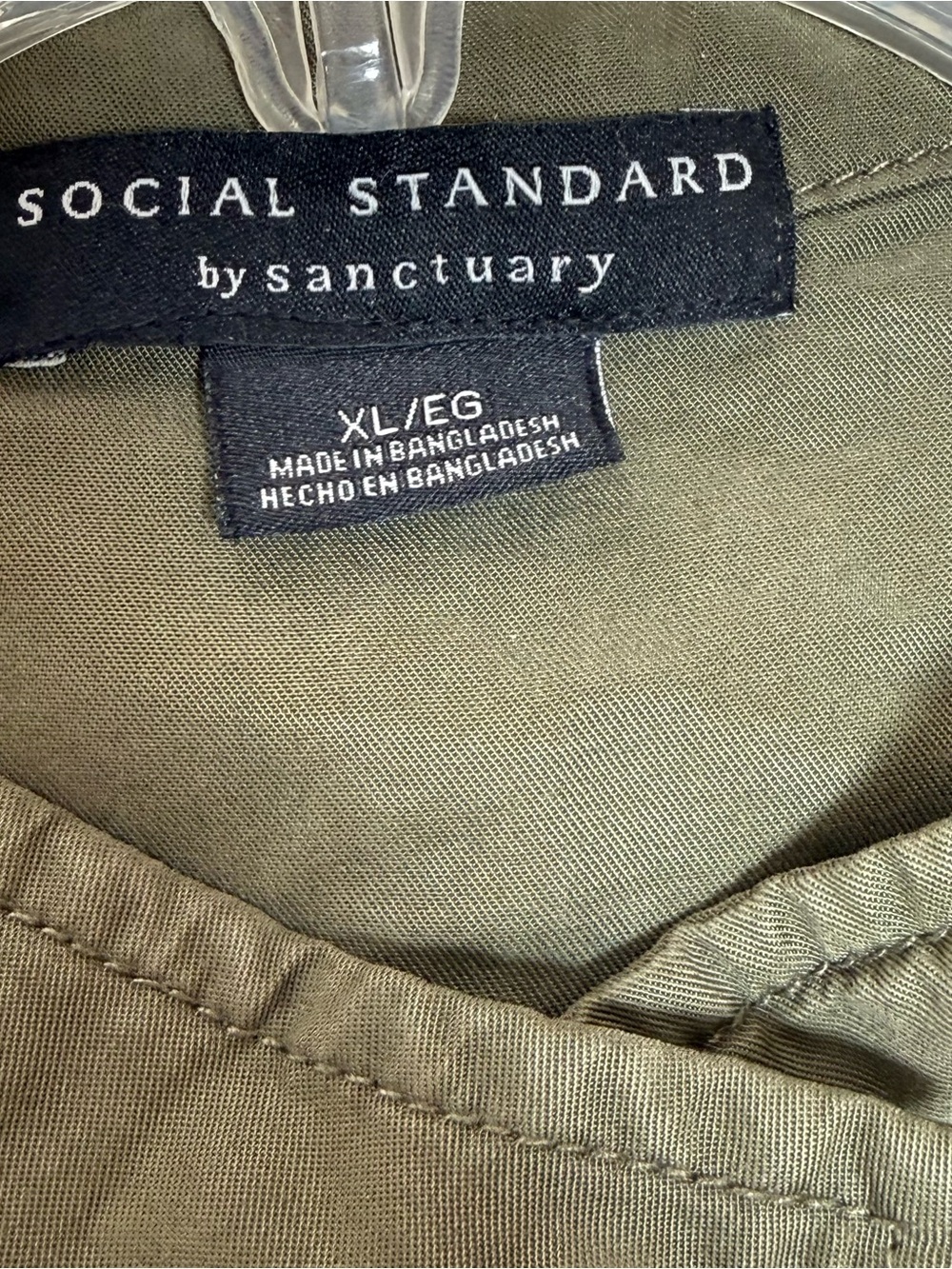 Social Standard by Sanctuary olive green military field jacket size XL - Picture 5 of 7
